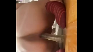 I LOVE RIDING MY DILDO
